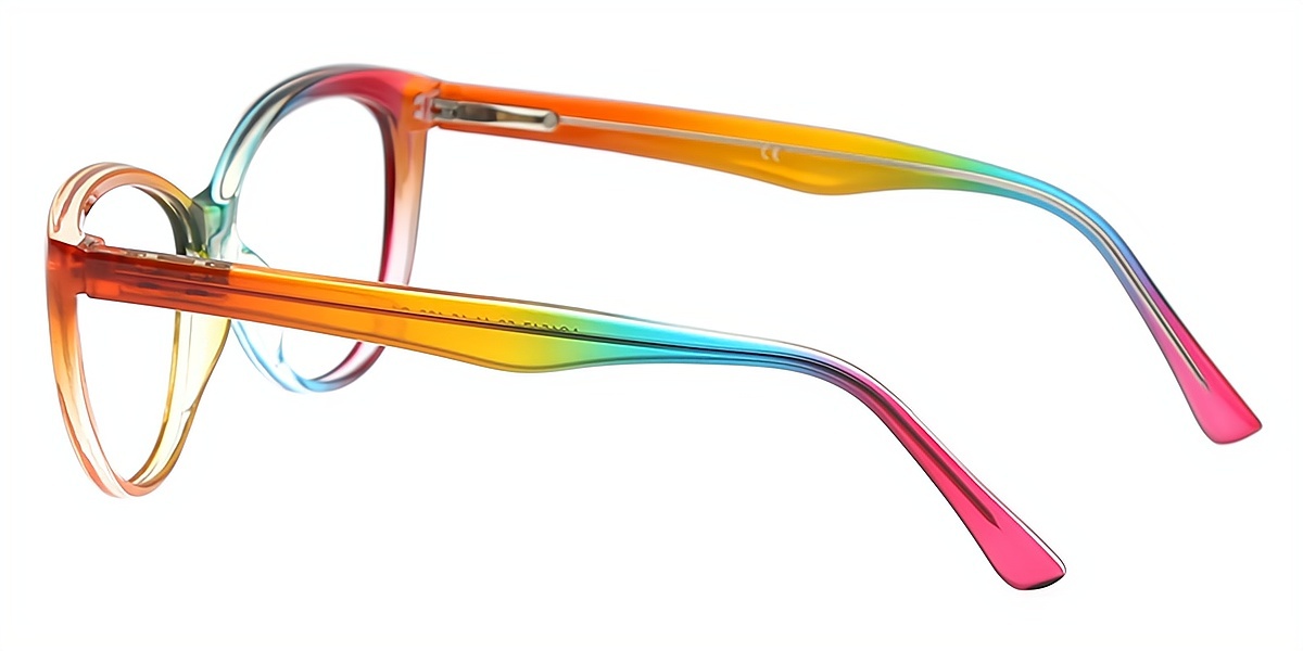 Multicolor Cat Eye Modish TR90 Eyeglasses