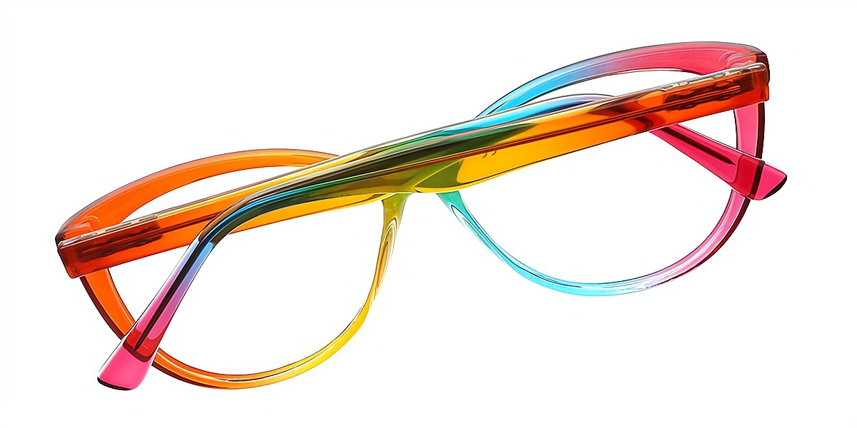 Multicolor Cat Eye Modish TR90 Eyeglasses