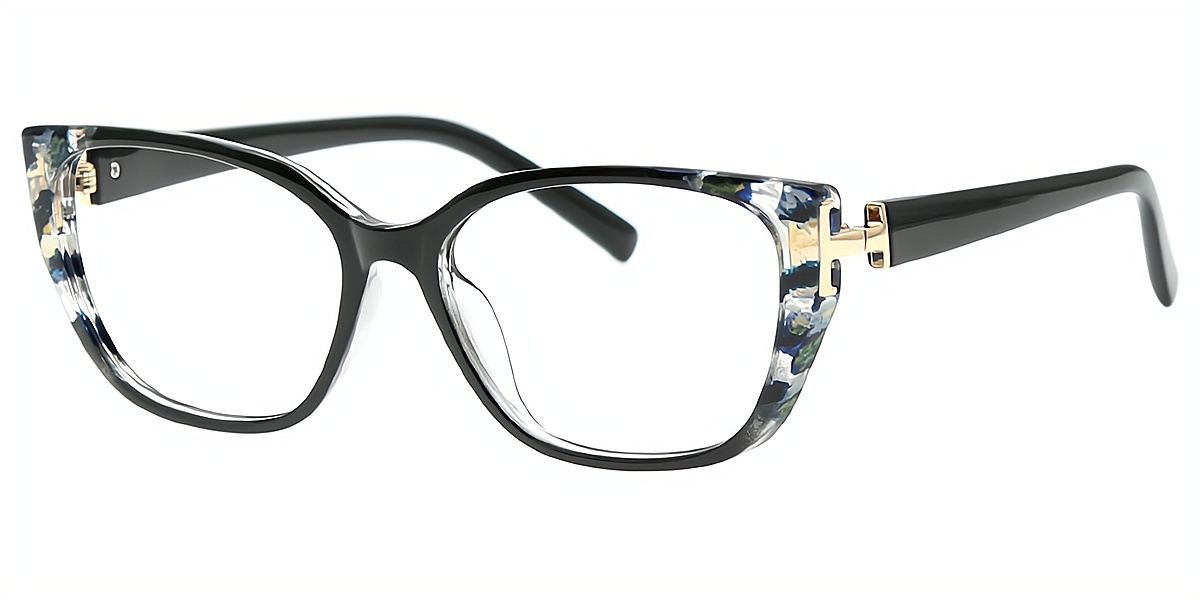 Black Cat Eye Chic TR90 Eyeglasses