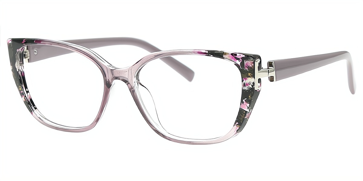 Purple Cat Eye Chic TR90 Eyeglasses