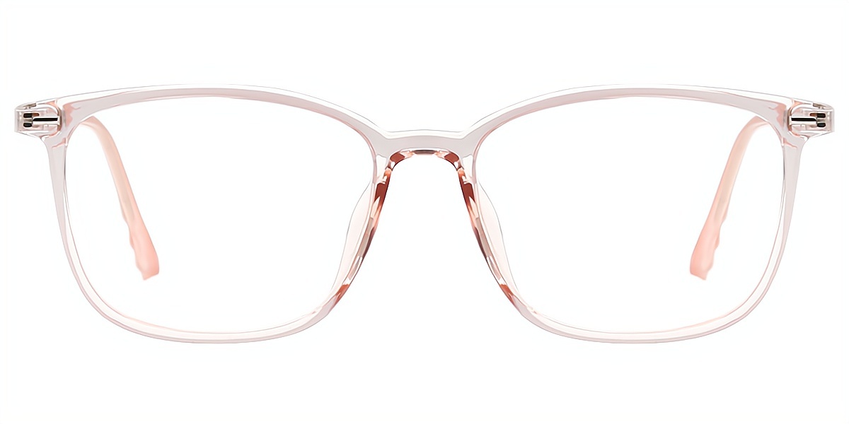 Light Pink Horn Simple TR90 Eyeglasses