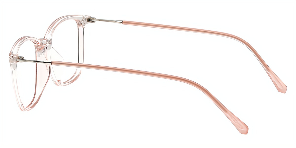 Light Pink Horn Simple TR90 Eyeglasses