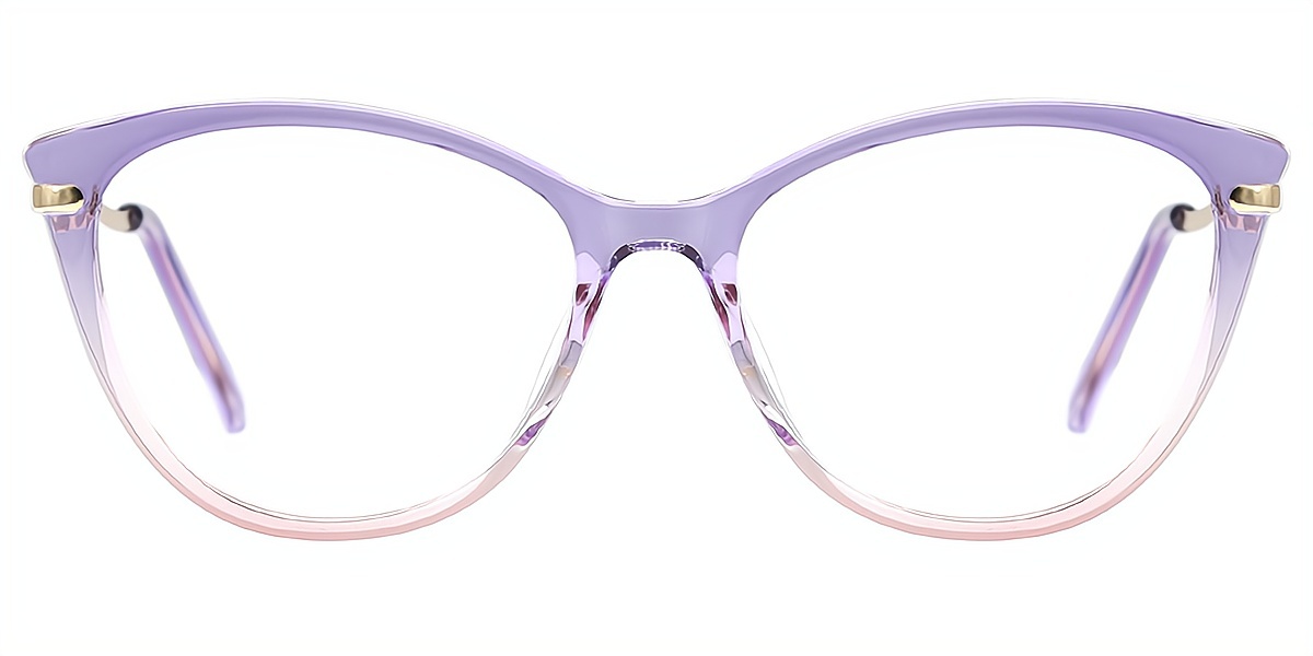 Purple Cat Eye Modish TR90 Eyeglasses