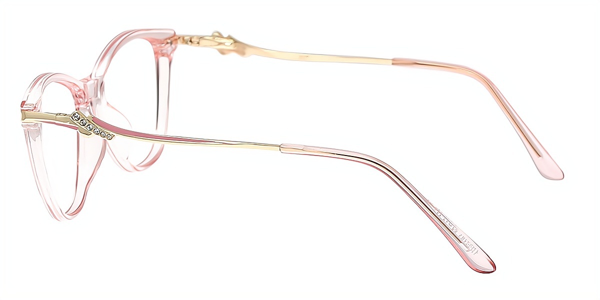 Pink Cat Eye Elegant TR90 Eyeglasses