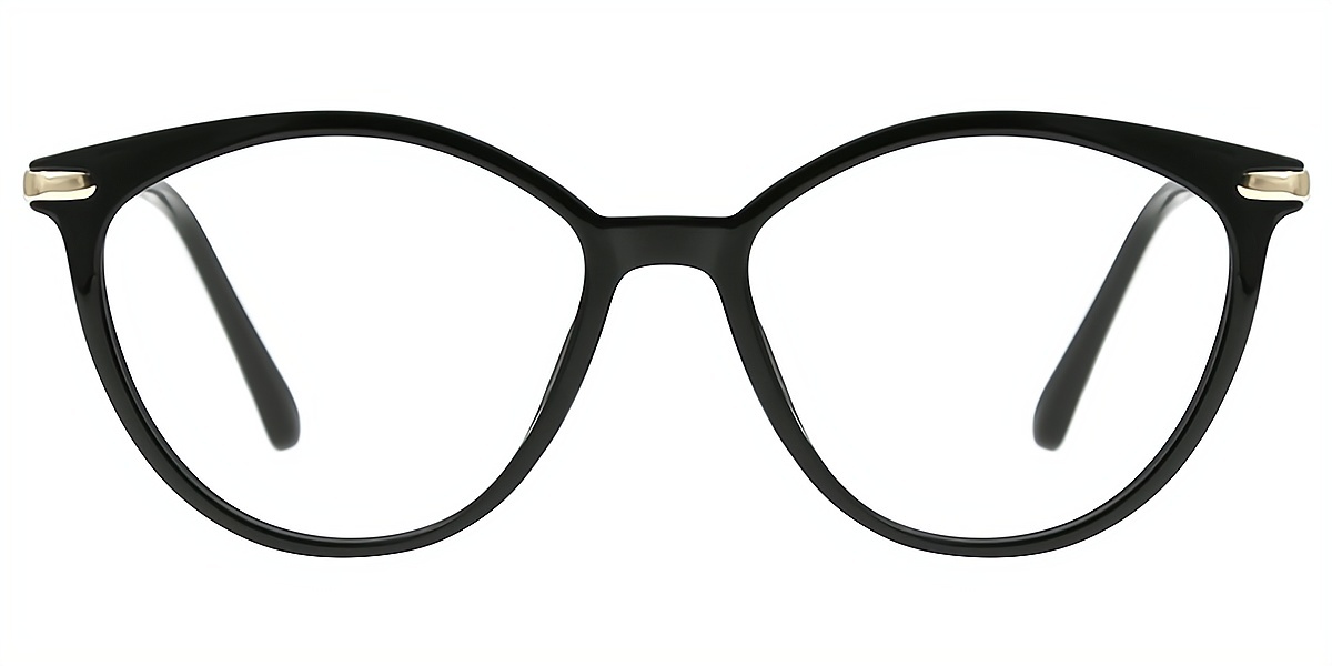 Black Cat Eye Elegant TR90 Eyeglasses