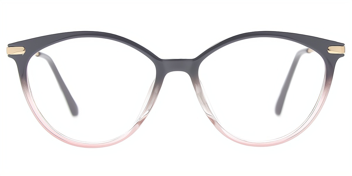 Gray Gradient Cat Eye Elegant TR90 Eyeglasses