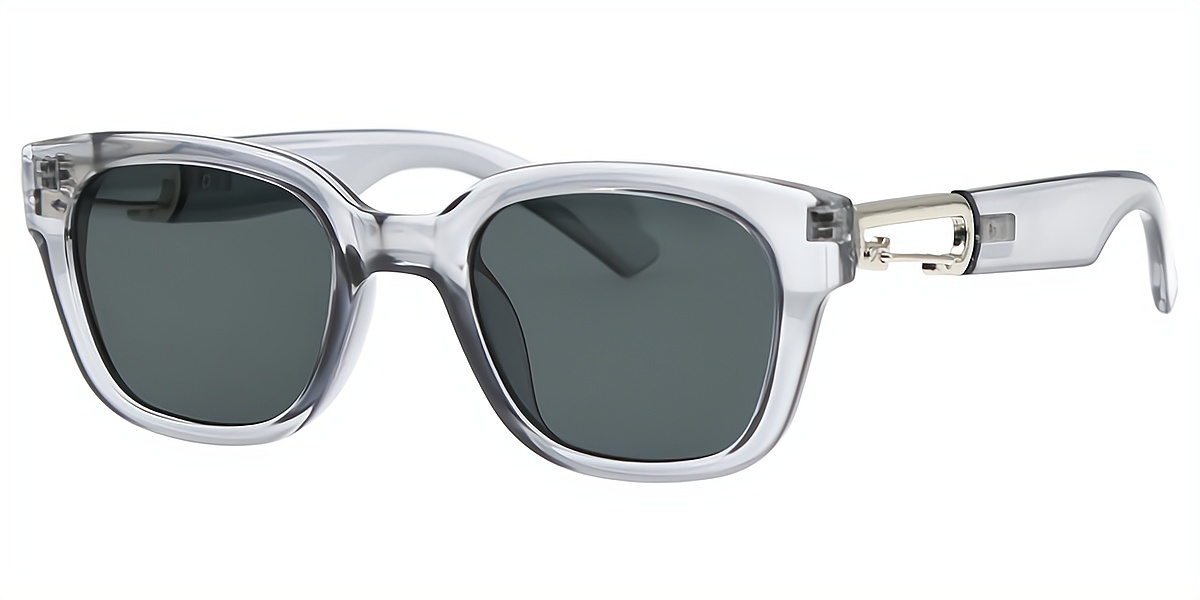 Gray Horn Retro TR90 Eyeglasses