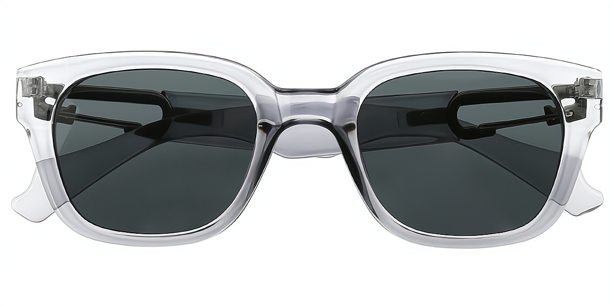 Gray Horn Retro TR90 Eyeglasses