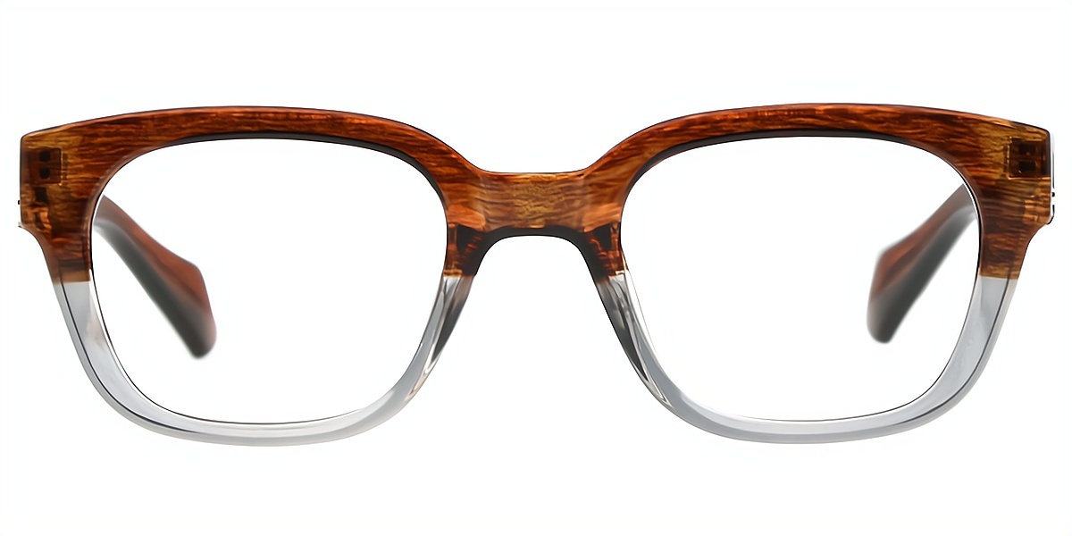 Mix Rectangle Retro TR90 Eyeglasses