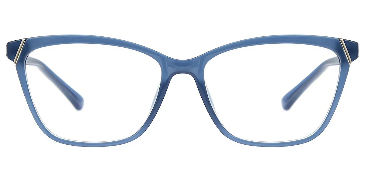 Blue Cat Eye Chic TR90 Eyeglasses