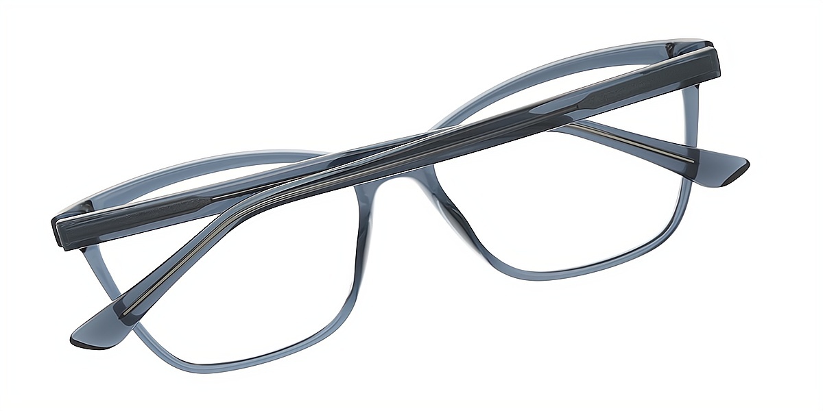 Gray Cat Eye Chic TR90 Eyeglasses
