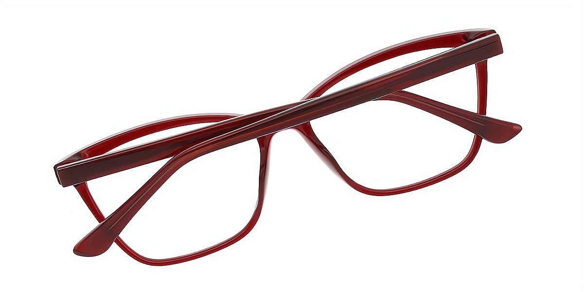 Red Cat Eye Chic TR90 Eyeglasses