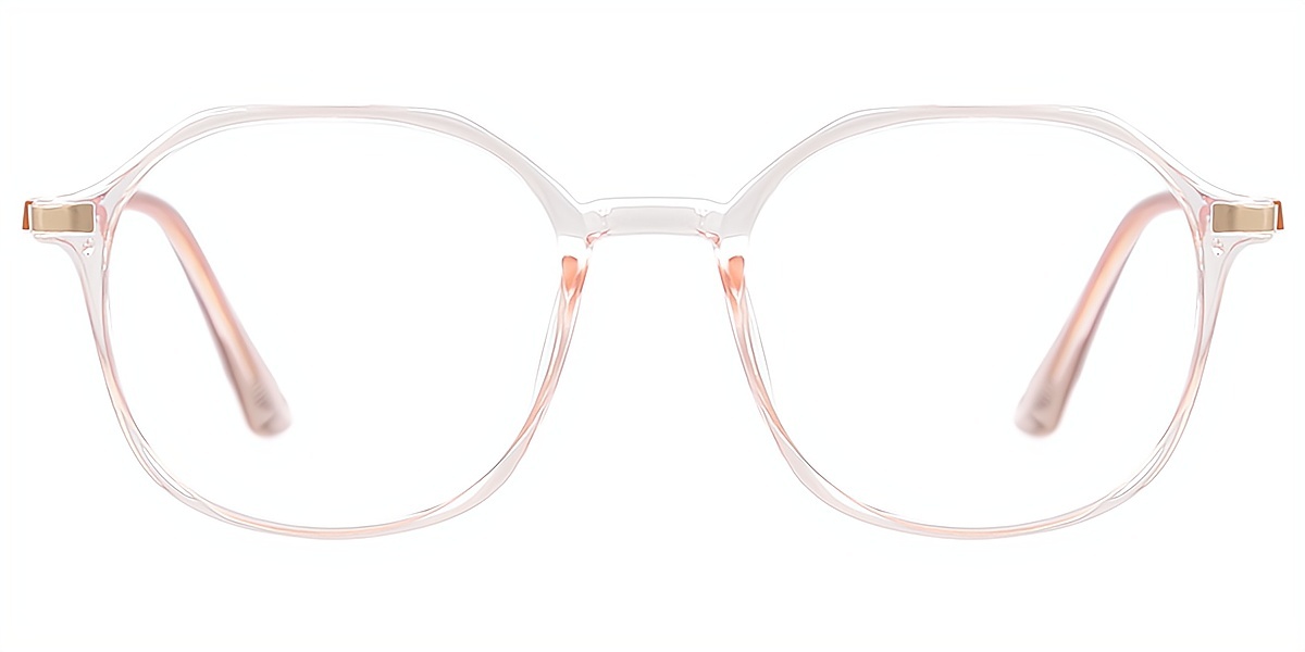 Pink Oval Simple TR90 Eyeglasses