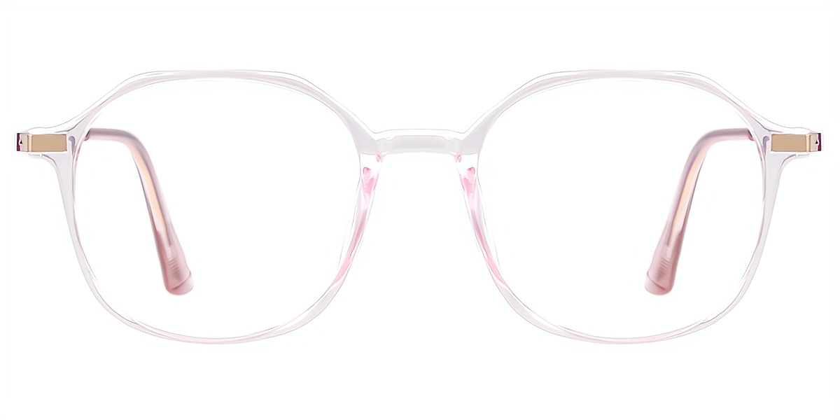 Purple Oval Simple TR90 Eyeglasses