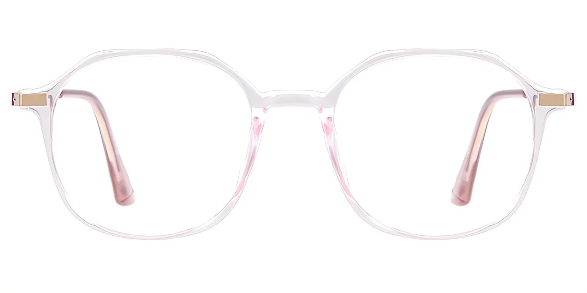 Purple Oval Simple TR90 Eyeglasses