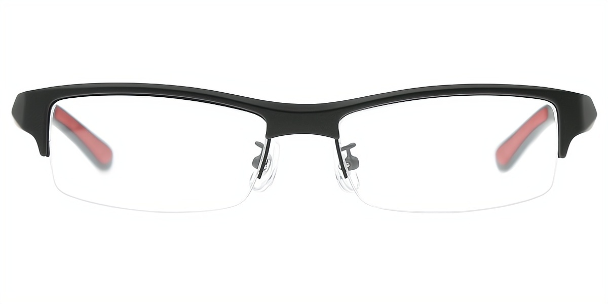Black Rectangle Classic TR90 Eyeglasses