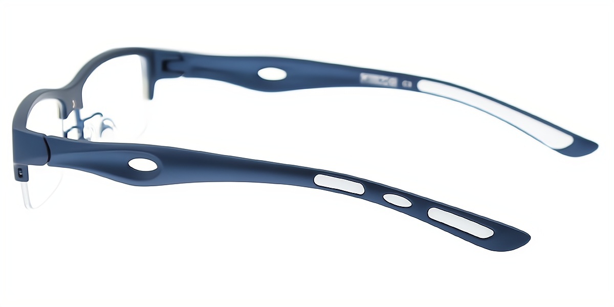 Blue Rectangle Classic TR90 Eyeglasses