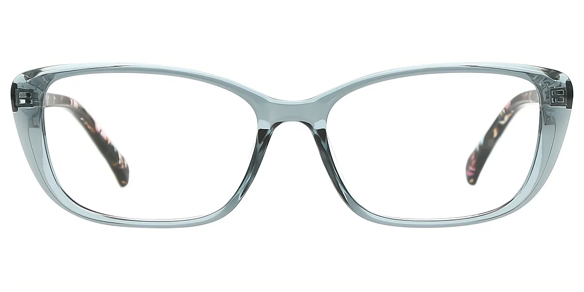 Blue Oval Simple TR90 Eyeglasses