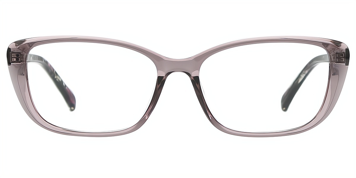 Purple Oval Simple TR90 Eyeglasses