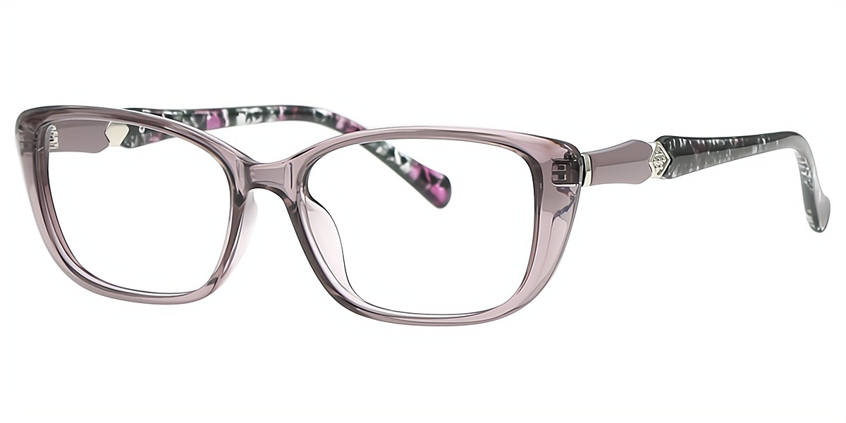 Purple Oval Simple TR90 Eyeglasses