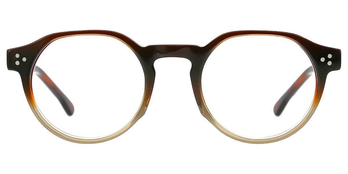 Mix Oval Elaborate Acetate Eyeglasses