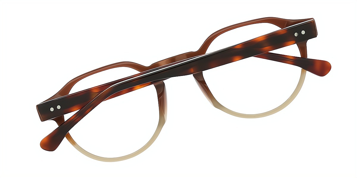 Mix Oval Elaborate Acetate Eyeglasses