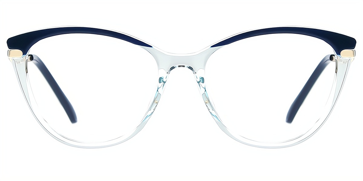 Light Blue Cat Eye Elegant TR90 Eyeglasses