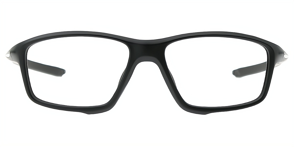 Black Geometric TR90 Eyeglasses