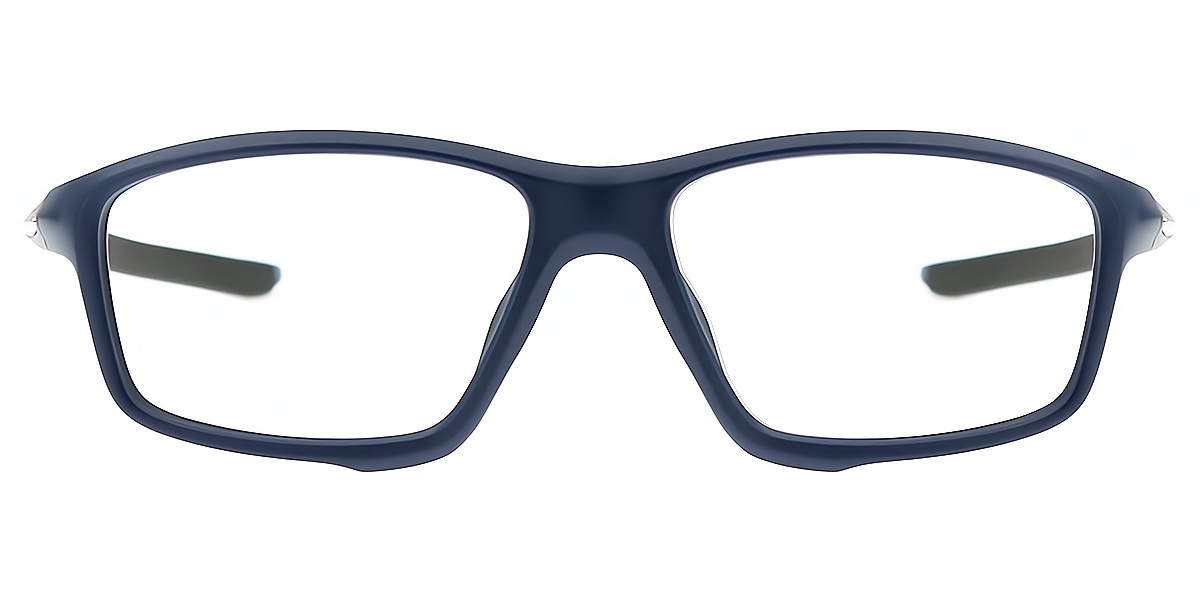 Blue Geometric TR90 Eyeglasses