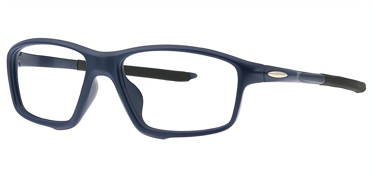Blue Geometric TR90 Eyeglasses