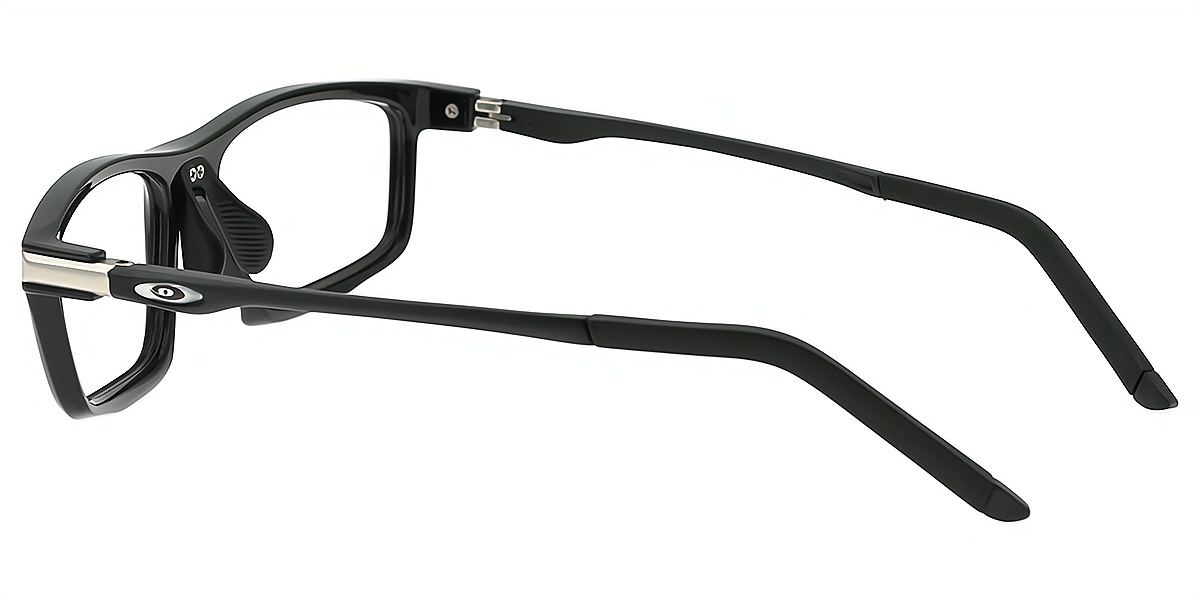 Black Geometric Chic TR90 Eyeglasses