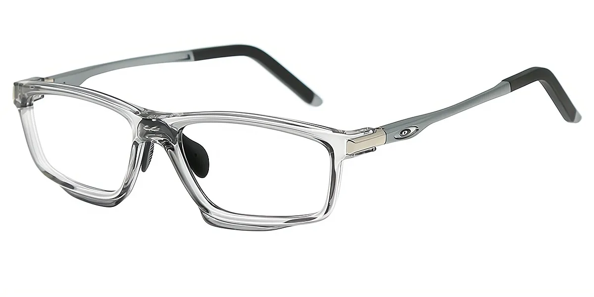 Gray Geometric Chic TR90 Eyeglasses