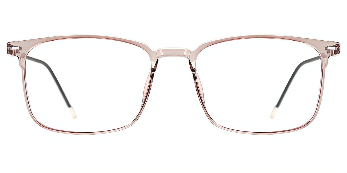 Pink Rectangle Simple TR90 Eyeglasses