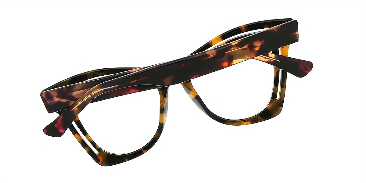 Tortoise Butterfly Hipster Board Eyeglasses