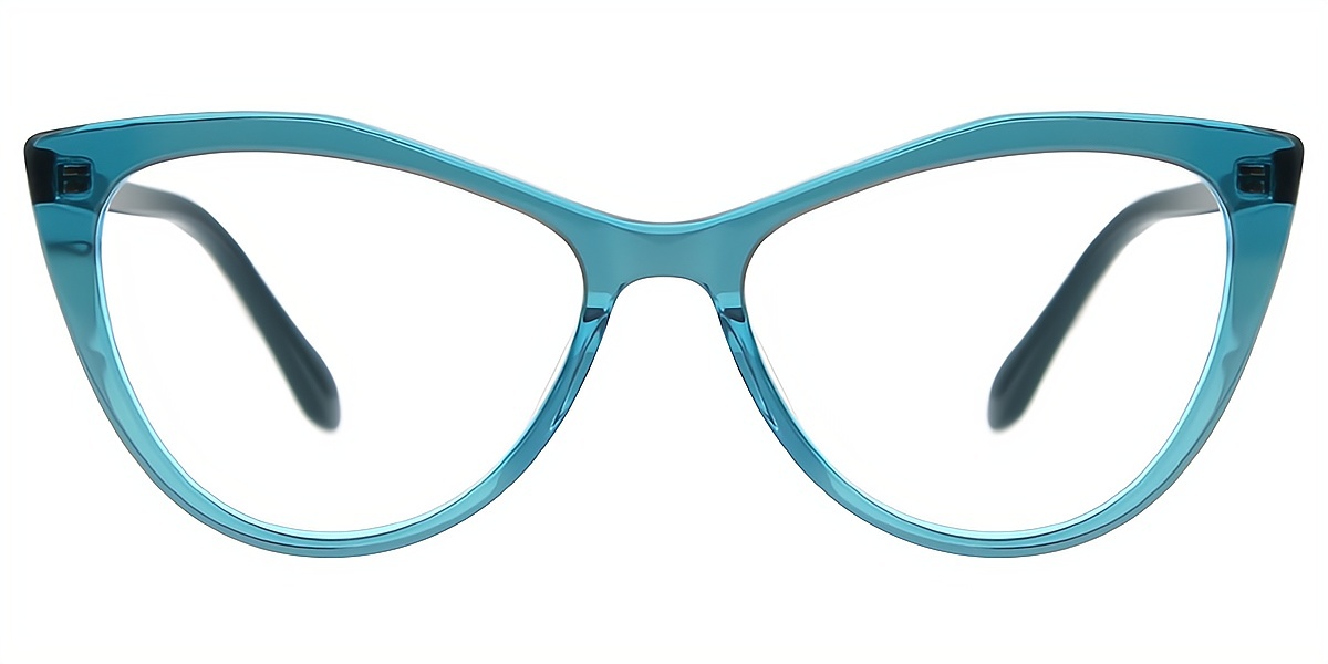 Blue Cat Eye Modish Acetate Eyeglasses