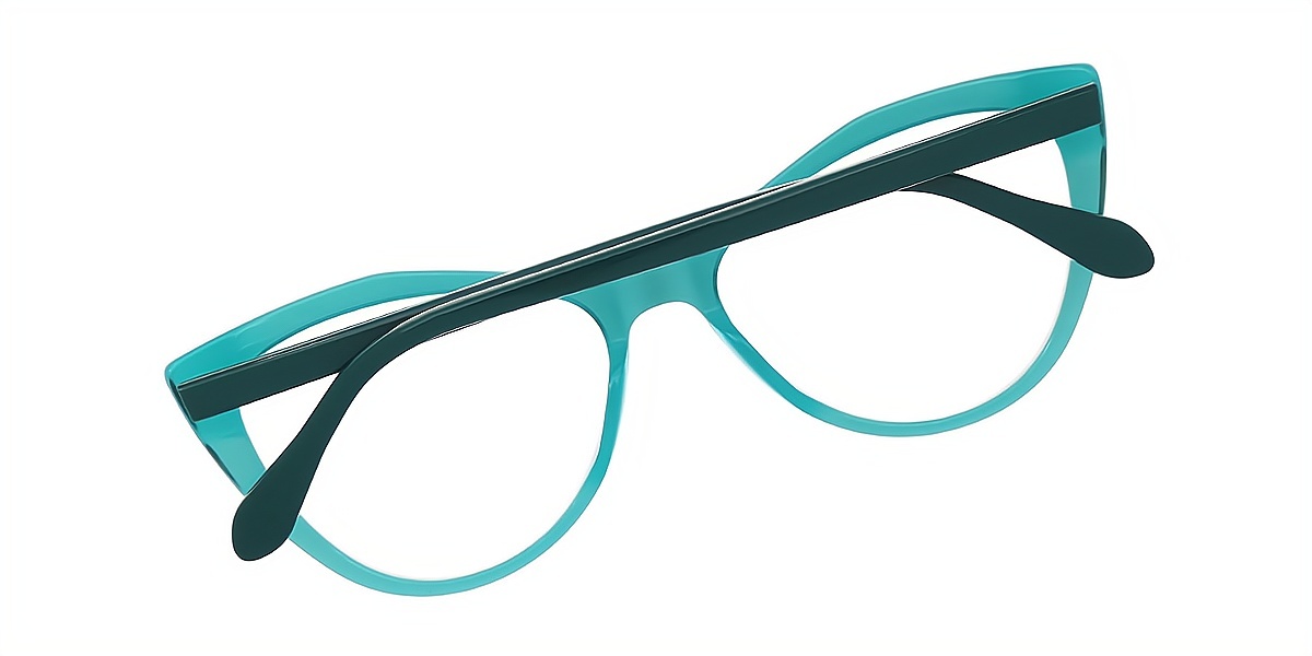 Blue Cat Eye Modish Acetate Eyeglasses