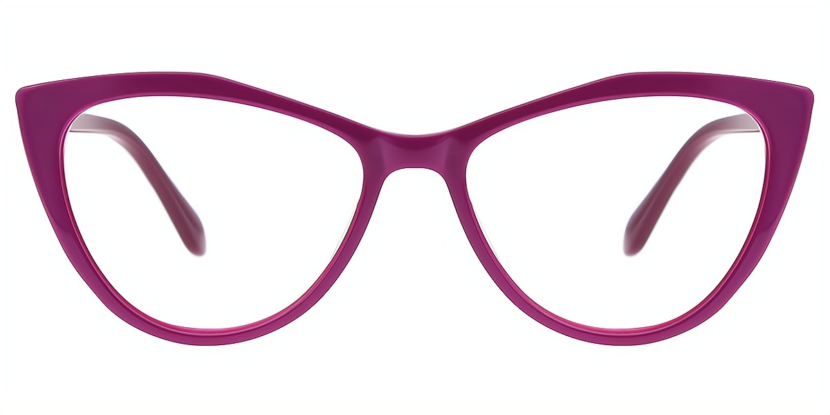 Purple Cat Eye Modish Acetate Eyeglasses