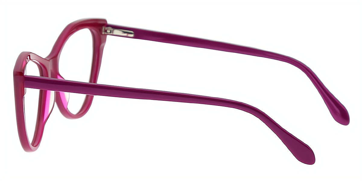 Purple Cat Eye Modish Acetate Eyeglasses