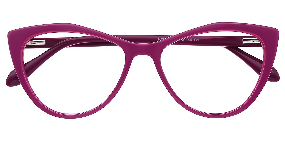 Purple Cat Eye Modish Acetate Eyeglasses