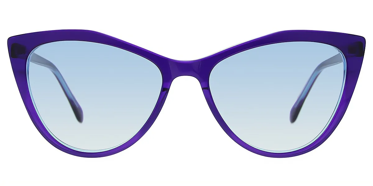 Purple Cat Eye Modish Acetate Eyeglasses