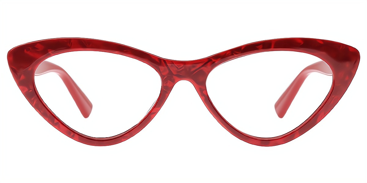 Red Cat Eye Unique TR90 Eyeglasses