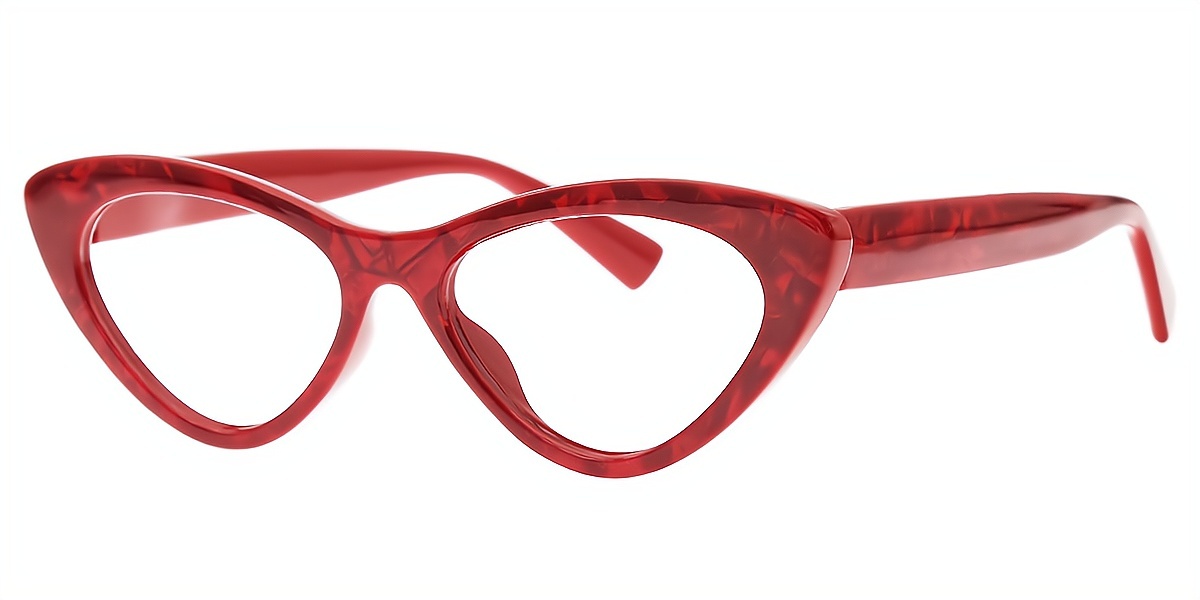 Red Cat Eye Unique TR90 Eyeglasses