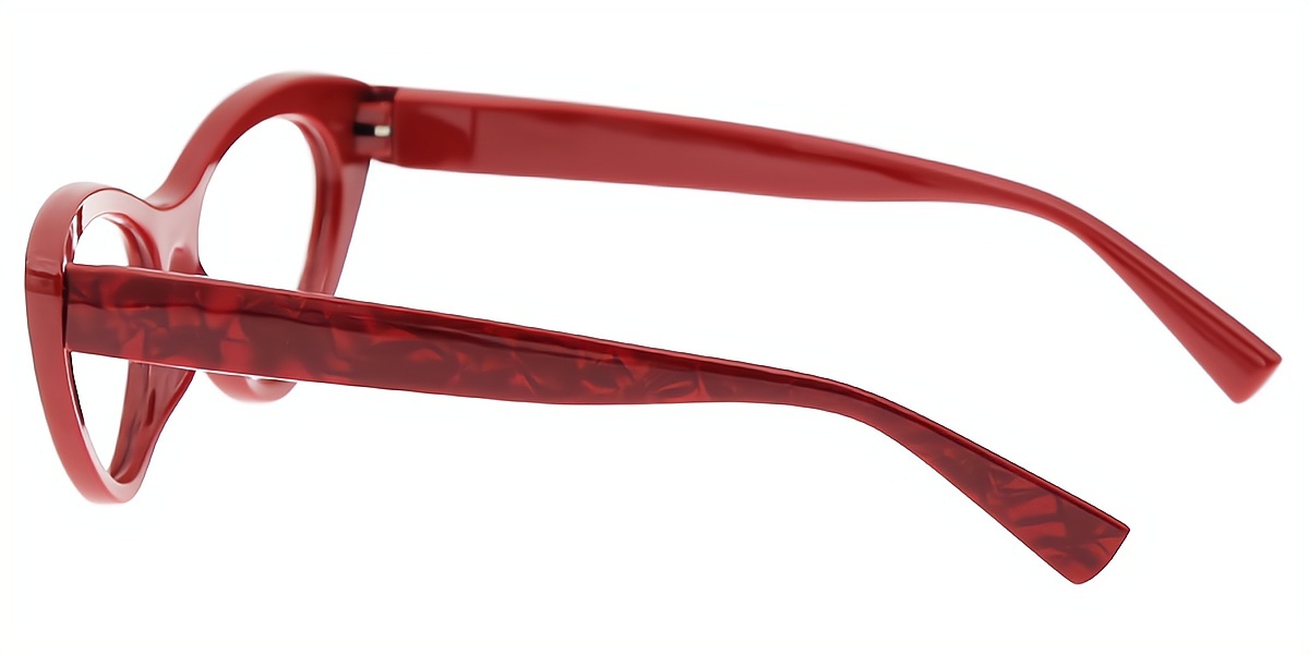 Red Cat Eye Unique TR90 Eyeglasses