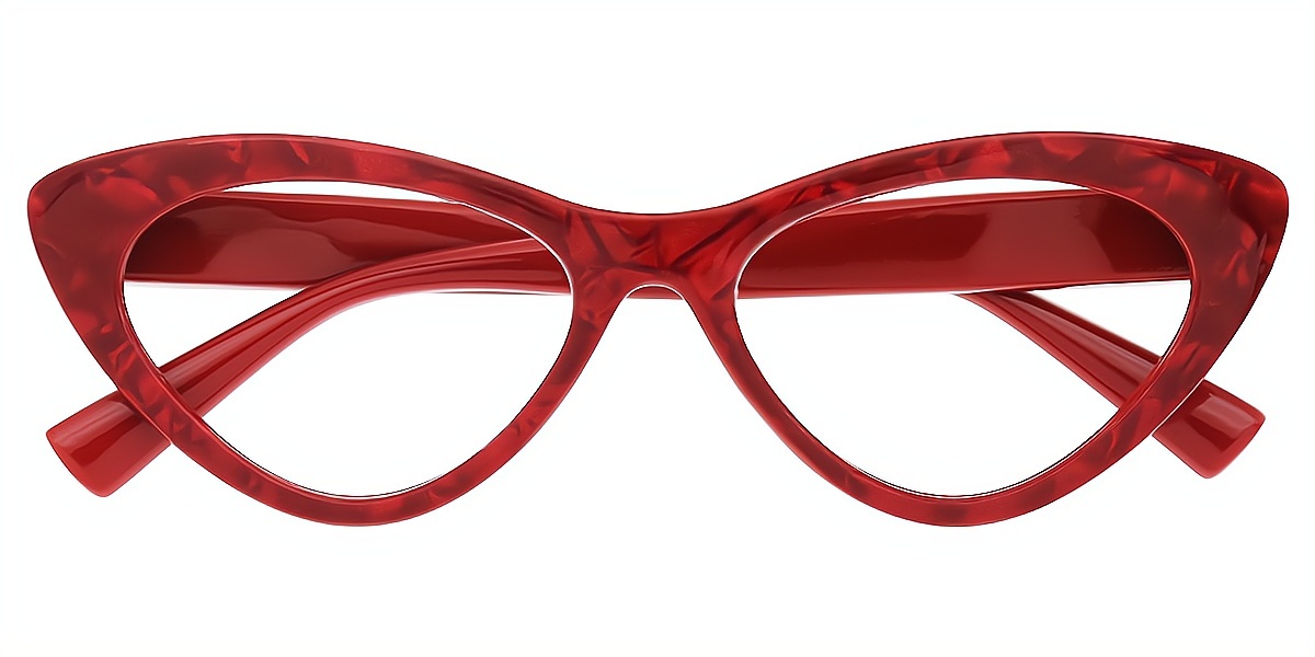 Red Cat Eye Unique TR90 Eyeglasses