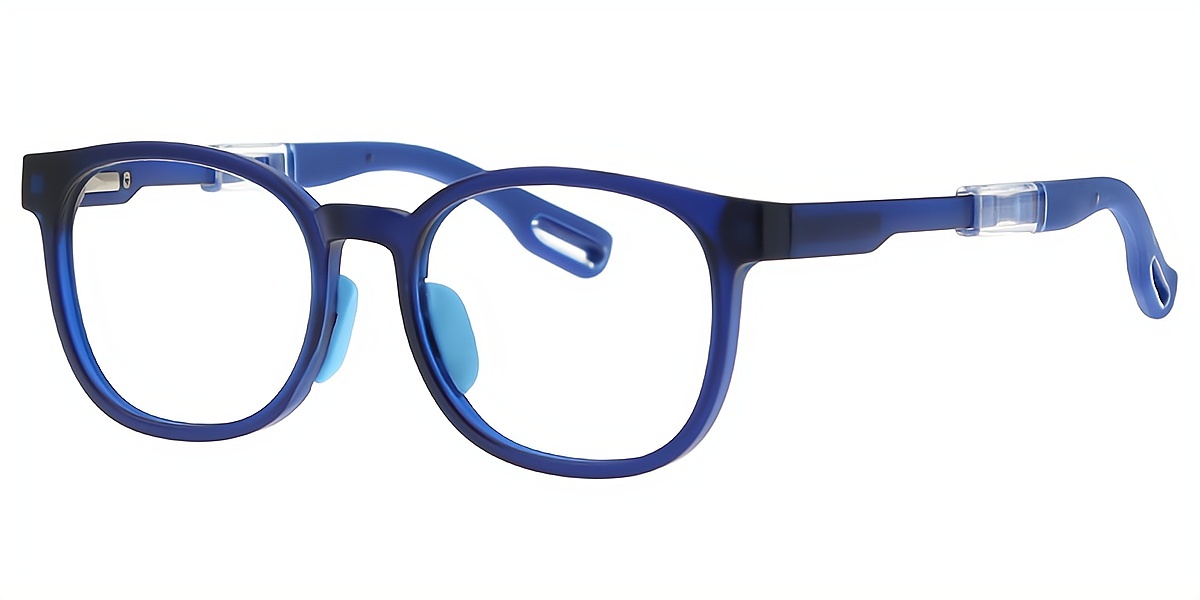 Blue Oval Simple TR90 Eyeglasses