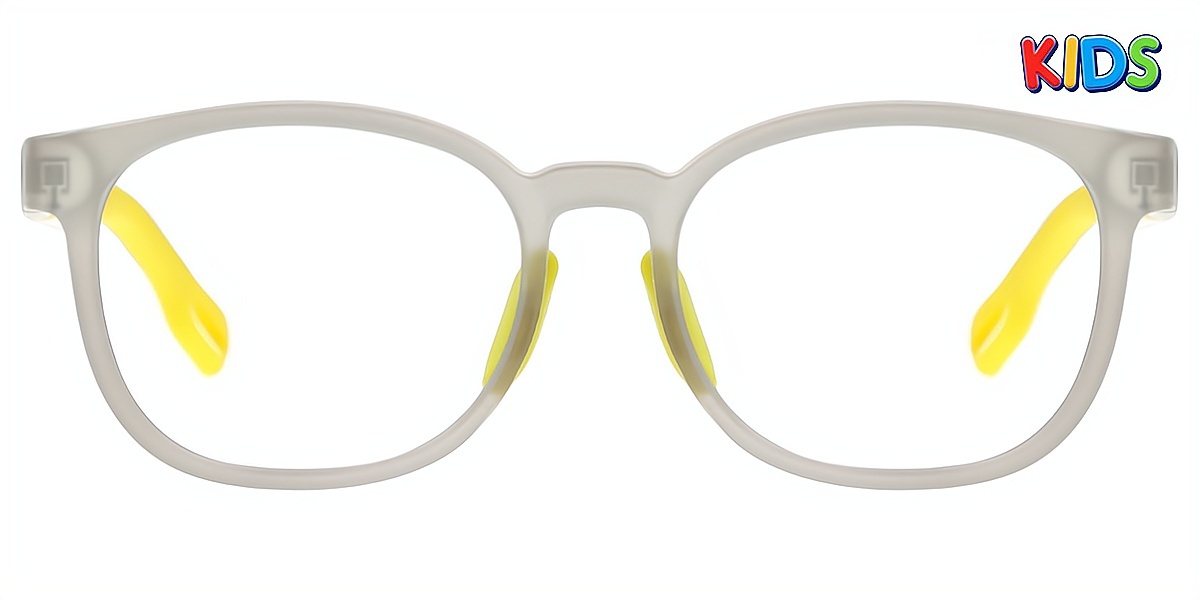 Gray Oval Simple TR90 Eyeglasses