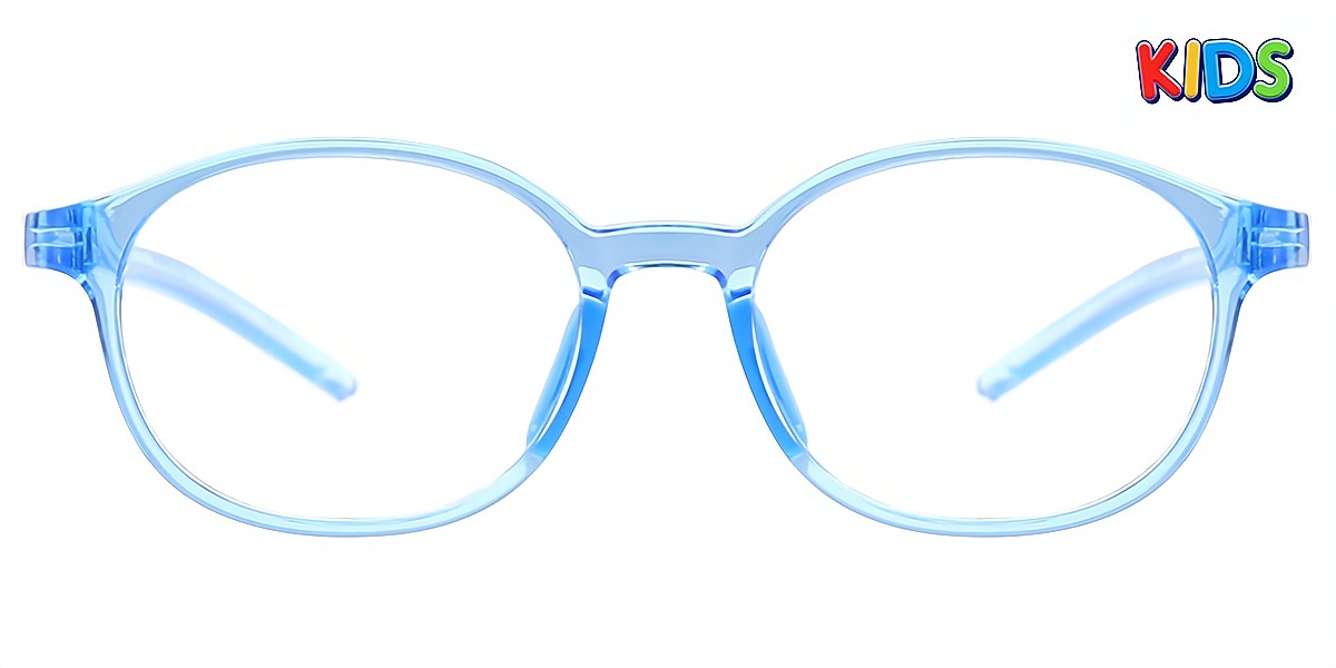 Blue Oval Simple TR90 Eyeglasses