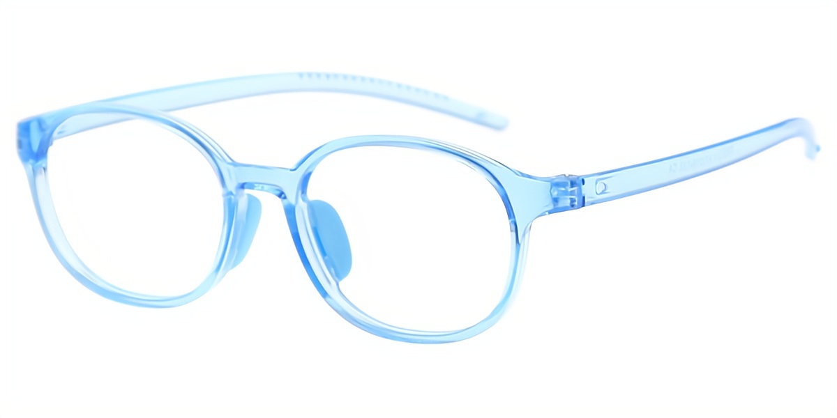 Blue Oval Simple TR90 Eyeglasses