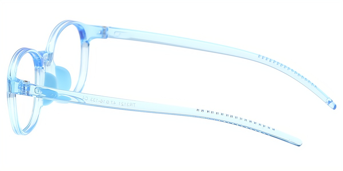 Blue Oval Simple TR90 Eyeglasses