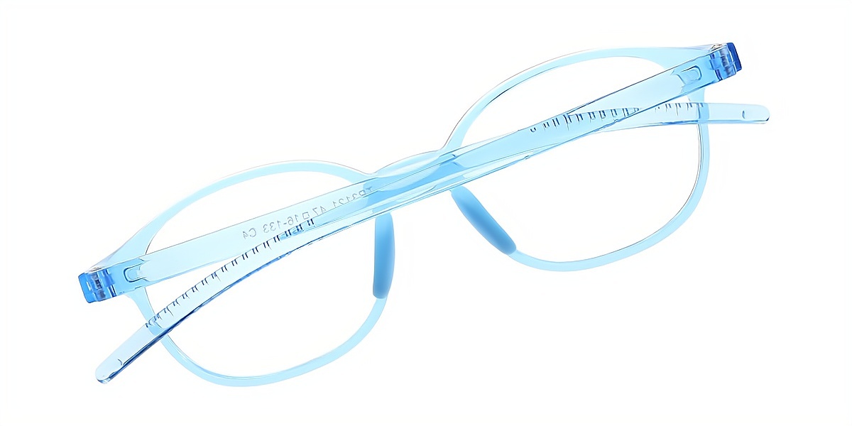 Blue Oval Simple TR90 Eyeglasses